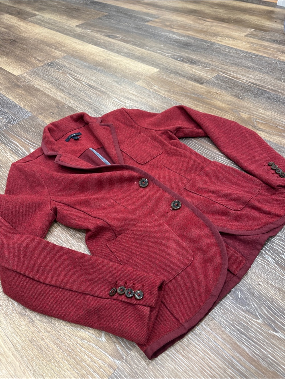 Lands’ End: Blazer, red, size 4 - Picture 3 of 7